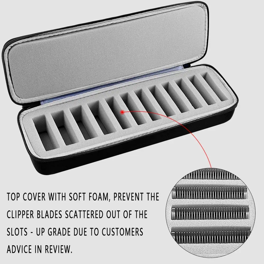 Уход за лошадьми клипер лезвия чехол держатель Организатор жесткий футляр для