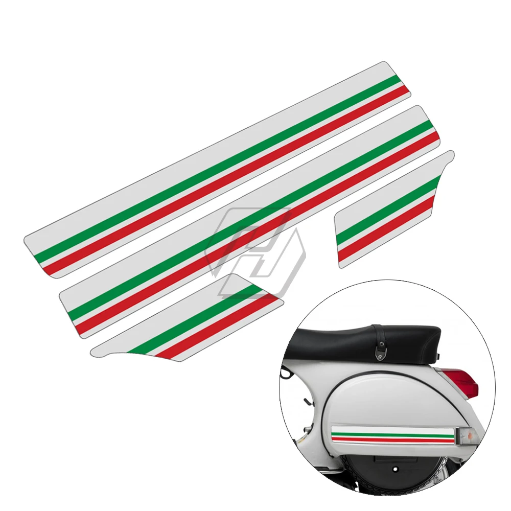 Motorcycle Side Panel Reflective Stickers Case for Vespa PX T5 Scooter-5 Decal | Автомобили и мотоциклы
