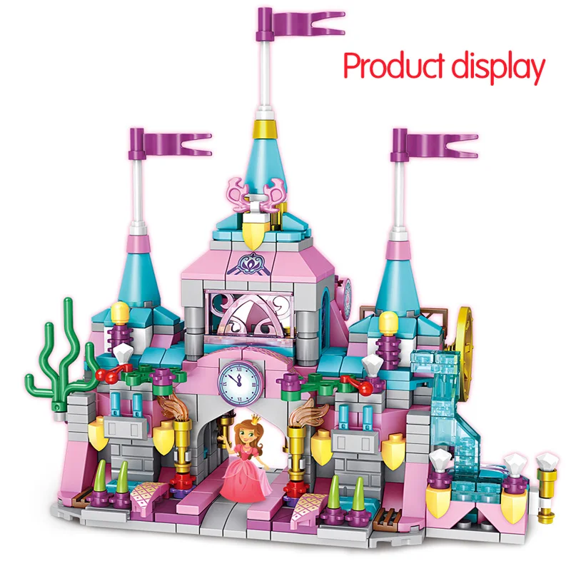 12 в 1 город Принцесса замок модель строительные блоки Друзья Девушки серии