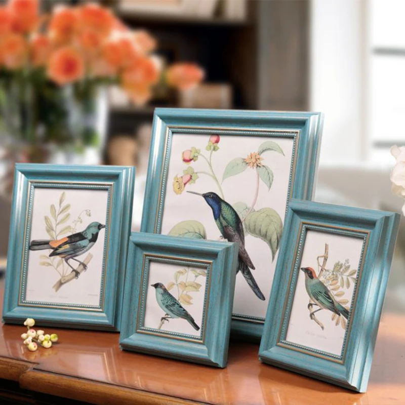 

Classical photo frame wall hanging 12 inch photo frame A4 license frame 5/6/7/8/10 inch picture frame square puzzle table frame
