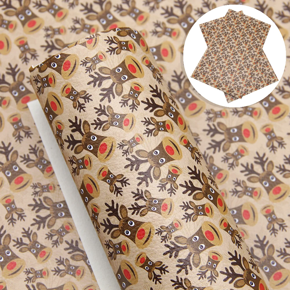 20*33 см Рождественская серия печатная брошюра зернистый личи искусственная кожа