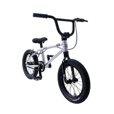 Американский bike8 BMX 14 дюймов bmx детский велосипед трюк Необычные действия баланс автомобиль скользящая машинка продвинутый автомобиль 4,9 кг - Цвет: Светло-серый