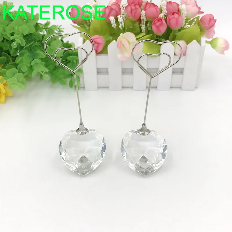 6 шт. Выбор Хрустальная коллекция сердце дизайн кристалл место держателей карт