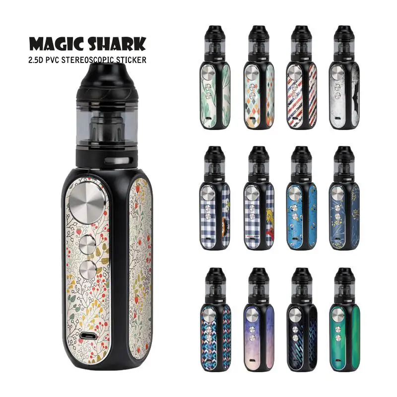 Модный Цветной чехол Magic Shark с изображением мультяшных листьев наклейка в виде