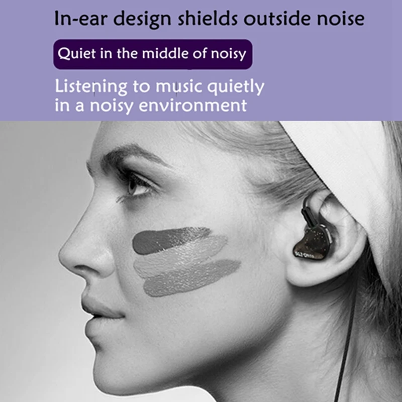BGVP DN1S 1BA 1DD Hybrid Earphone Fever HiFi Stereo Heavy Bass Music Earbuds Line Control Headset with Detachable Cable Mic | Электроника