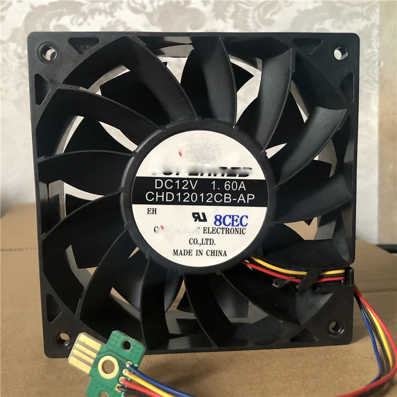 

Новый и оригинальный Φ 12V 1.60A 4-проводной большой объем воздуха Охлаждающий вентилятор воздуходувка