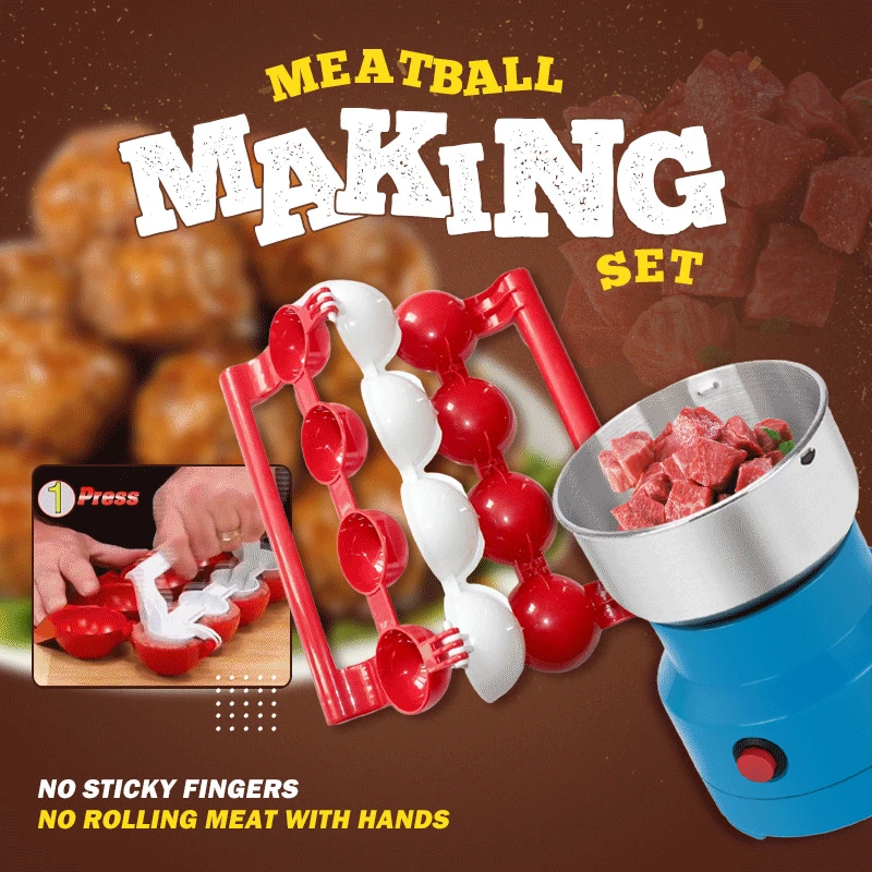 Meatball Making Set Making Round Tool Kitchen Meatball Maker Meatball
Model Clip Fish Ball Rice Ball Making Mold Tool Accessorie