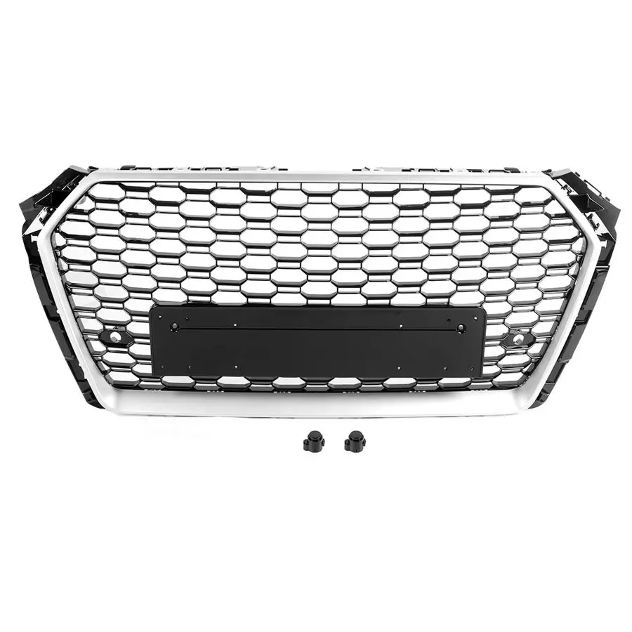 Для RS4 стиль Передняя Спортивная Шестигранная сетчатая сотовая бленда гриль