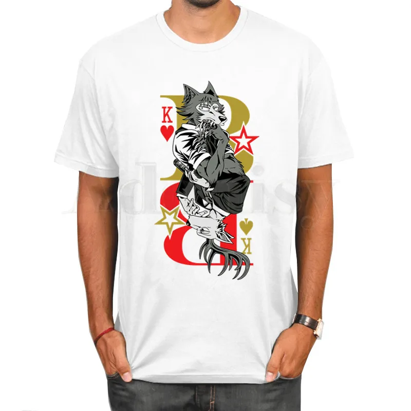 Футболка унисекс BEASTARS с рисунком манги Луи легоши кролика модная уличная одежда