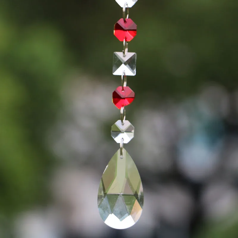 5 шт. подвесные кристаллы для люстры лампы стеклянная чакра подвески в виде Ловца