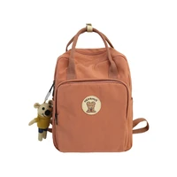 2020 backpack women backpack fashion women shoulder bag solid color school bag for teenage girl children backpacks travel bag