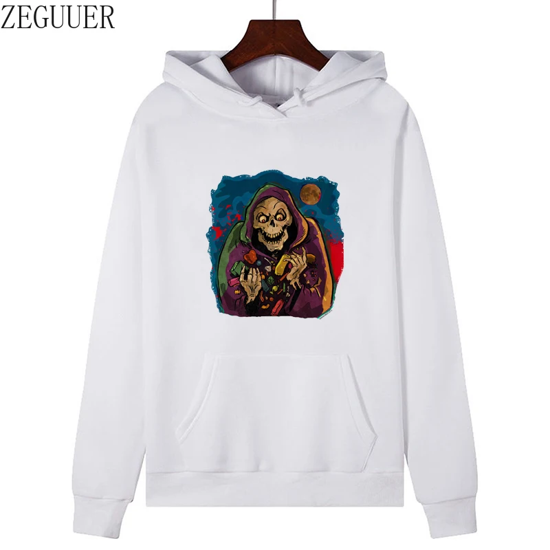 

2020 Halloween Womens Clothes Hoodies Teen Street Harajuku Hip Hop Sweatshirt for Women Loose Leisure Hoodie