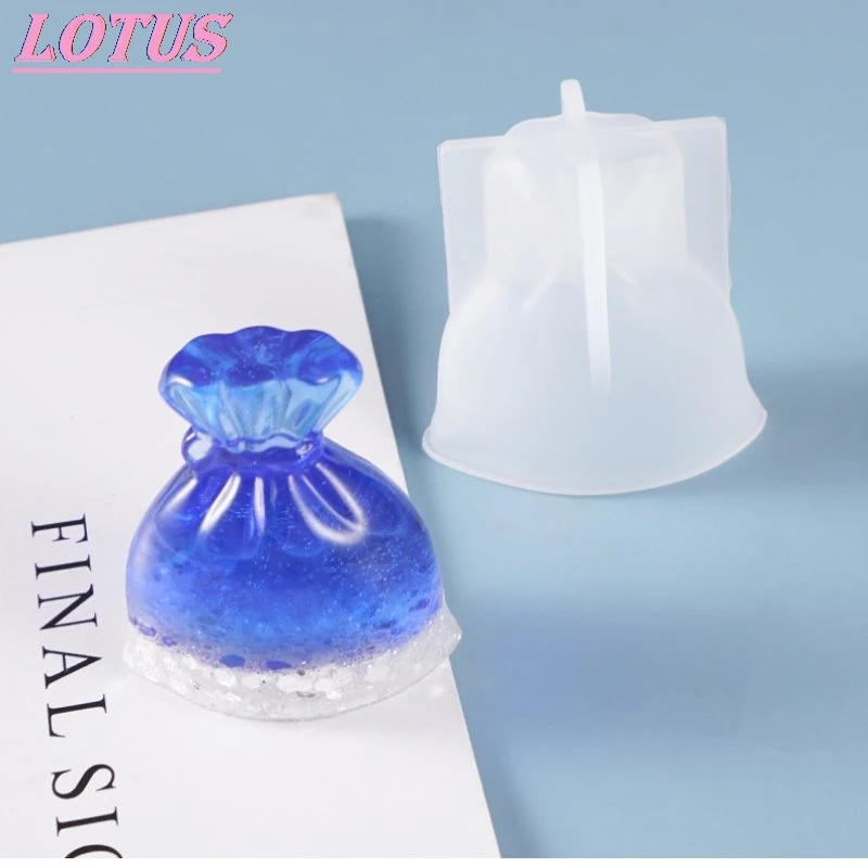 

1X Lucky Bag 3D Silicone Mold Wallet DIY Craft Jewelry Epoxy Resin Mould Casting