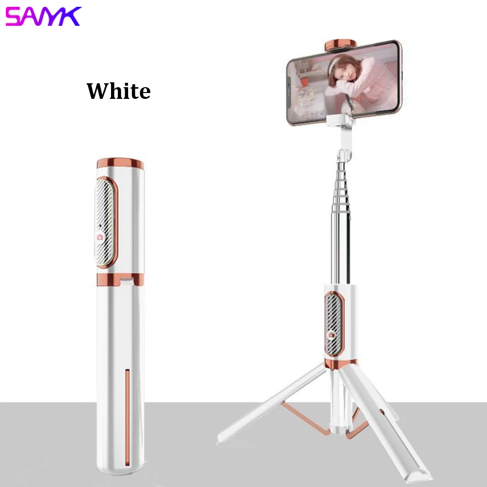 SANYK Bluetooth селфи палка штатив с пультом дистанционного управления алюминиевый