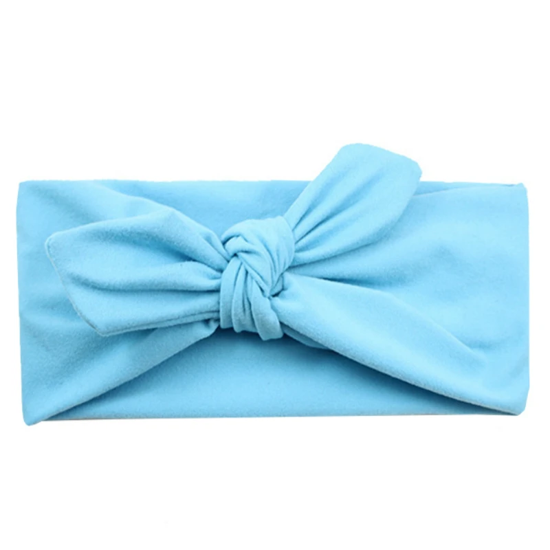 Brand New Newborn Toddler Baby Girls Head Wrap Rabbit Big Bow Knot Turban Cotton Headband Hair Accessories Gifts for 0-3Y | Детская
