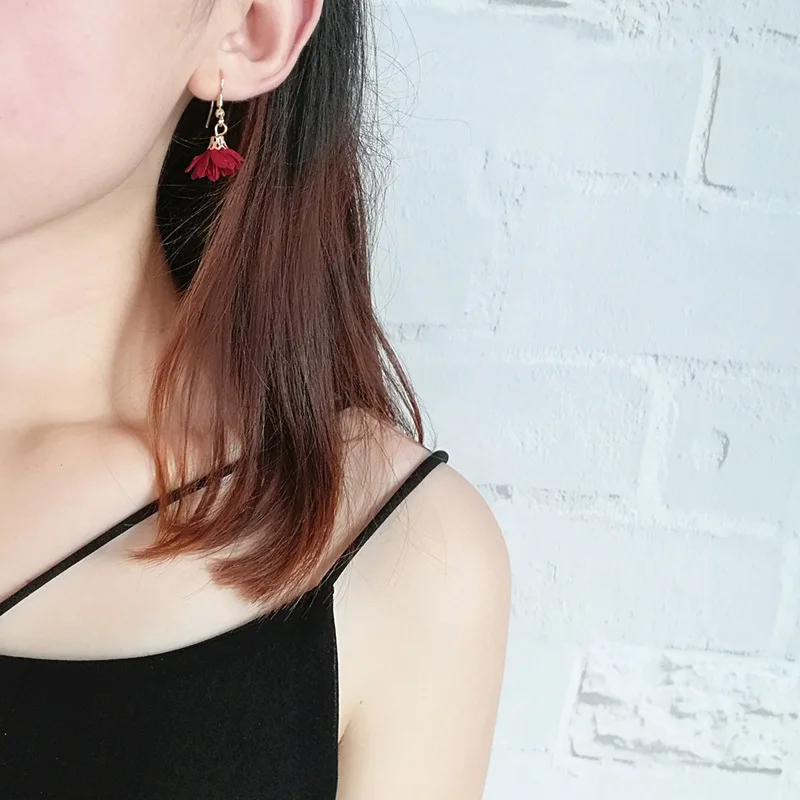 

GorGor Dangle Earrings Women Fashion Statement Bowknot Heart Hairball Minimalist Temperament Party Popular Jewelry EZ-180