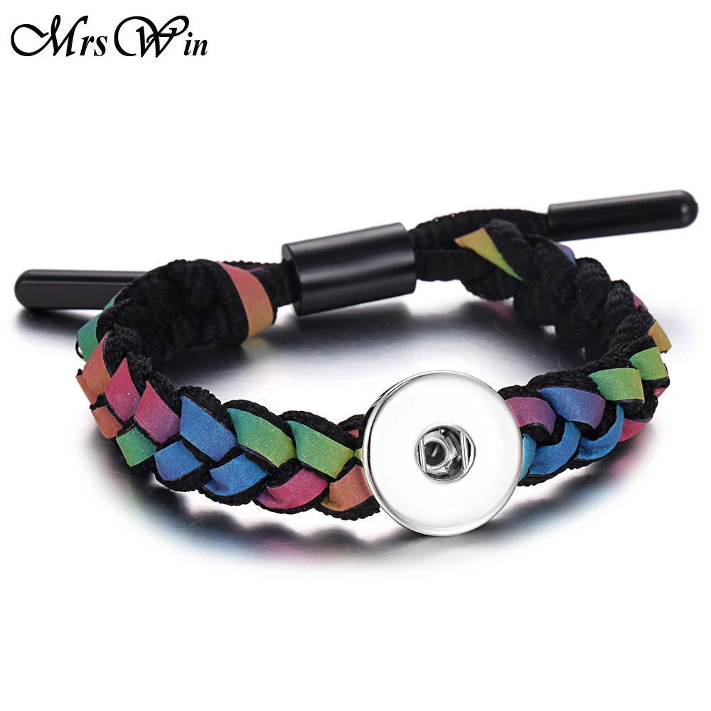 Новые ювелирные изделия браслет ручной работы регулируемый плетеный шнурки