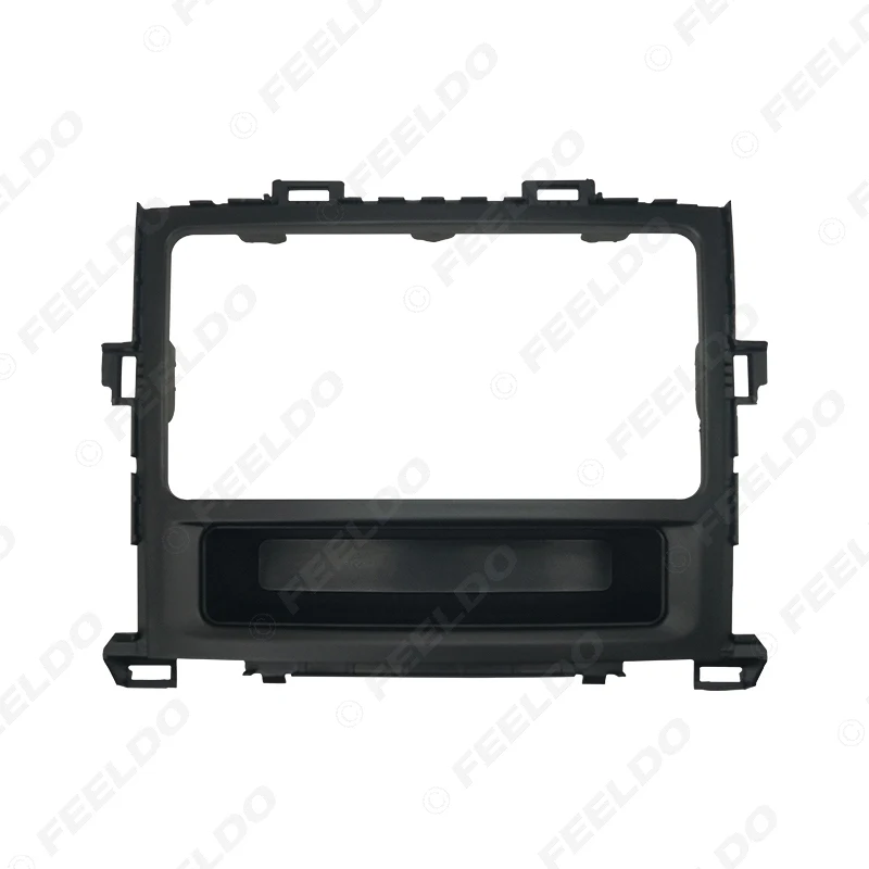 FEELDO 2Din автомобильный CD DVD Радио стерео рамка для Toyota Alphard 2008 панель монтажная