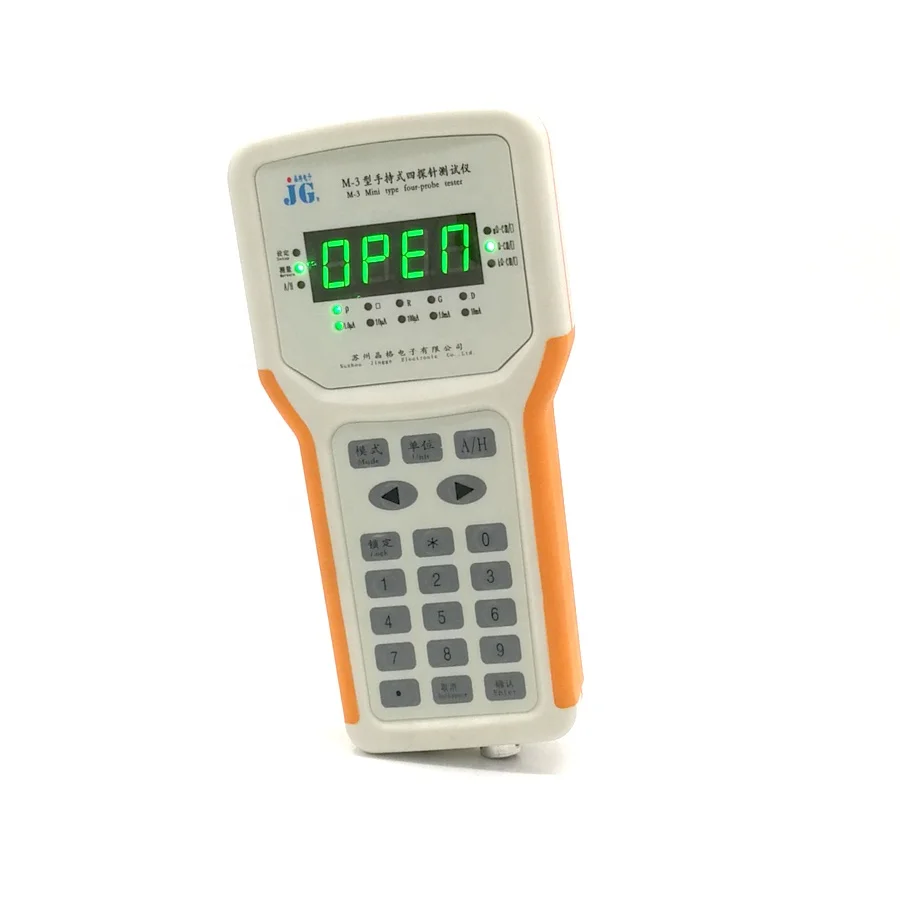 

Handheld 4 point probe square resistance tester