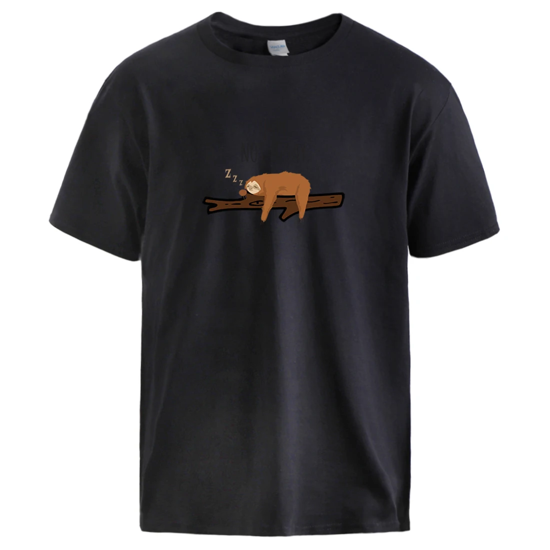 

Men Tshirts Nope Lazy Sloth Cartoon Print T-shirts 2020 Short Sleeve Cotton Tshirt Summer Leisure Tee Shirt Streetwear Clothes