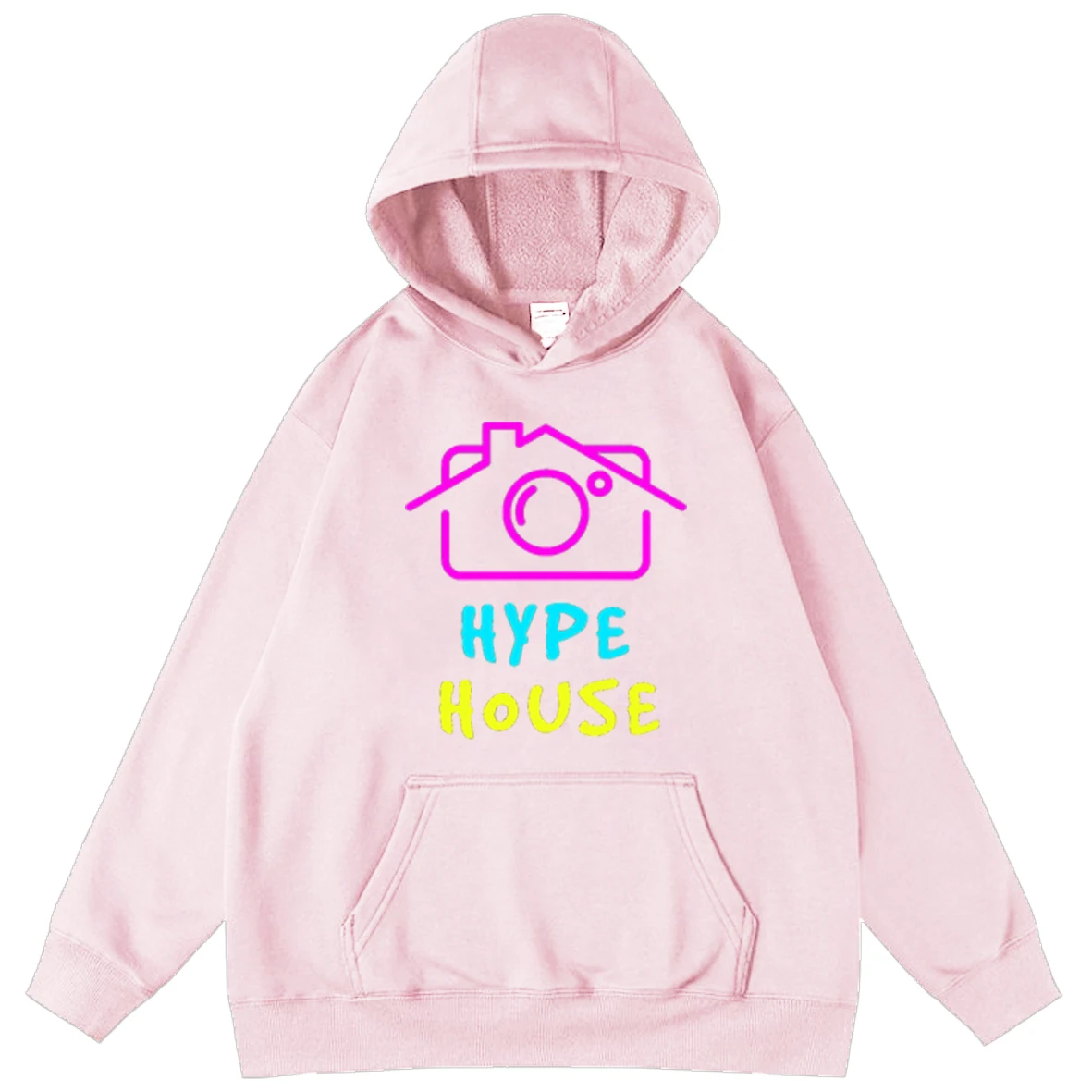 

Hype House Men's Oversized Hoodie Sweatshirt 2021 Harajuku Autumn Fleece Hoodie Boy Teen Fun Long Sleeve Hooded Hoody Tops