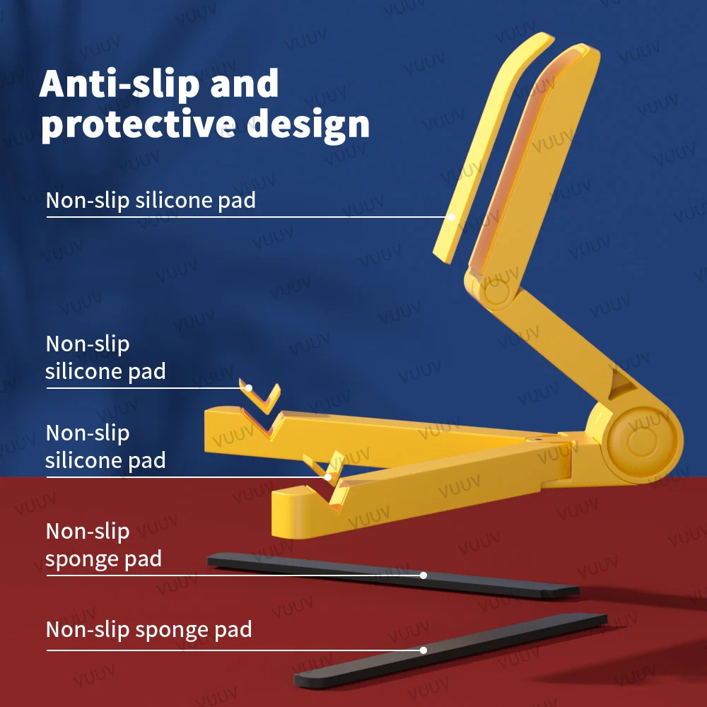 vuuv desktop folding tablet holder for 4 7 to 12 9 inch universal mobile phone tablet stand for xiaomi samsung huawei ipad stand free global shipping