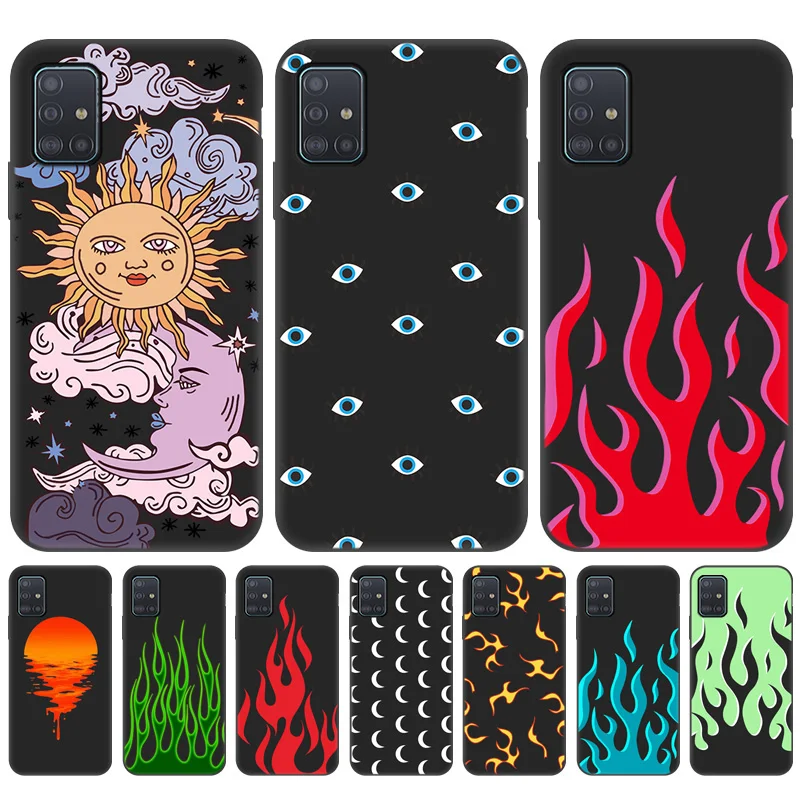 

Painted Case For Samsung A51 Cases 6.5" SM-A515F Soft Silicone Back Cover For Samsung Galaxy A51 A 51 Capinha Galaxy A51