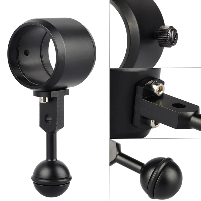 Дайвинг шаровой рычаг для крепления света держатель Клип подводный фонарик