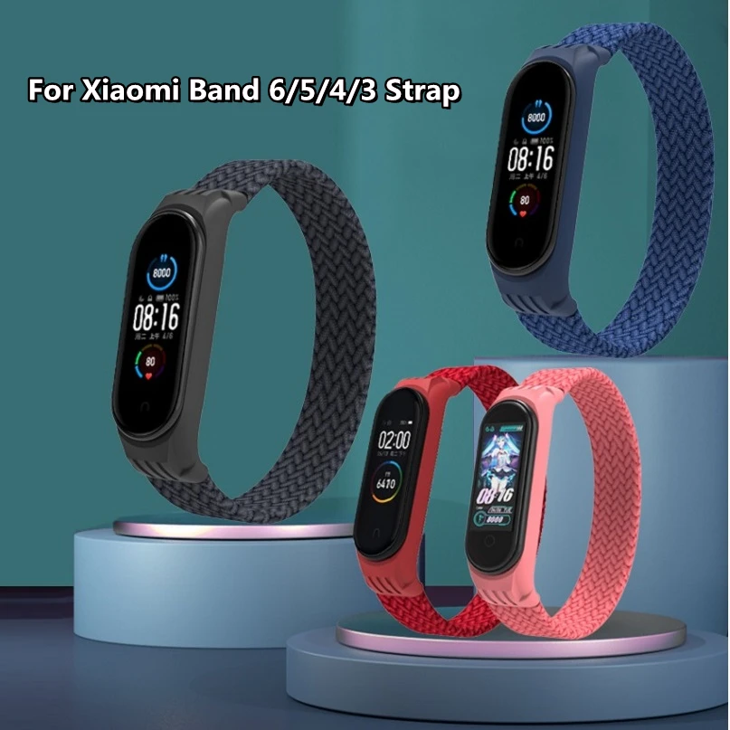 

Нейлоновый ремешок из ТПУ Для Xiaomi Mi Band 6 5 4 3, сменный браслет на запястье для Xiaomi Band 4 MiBand 6 5 4