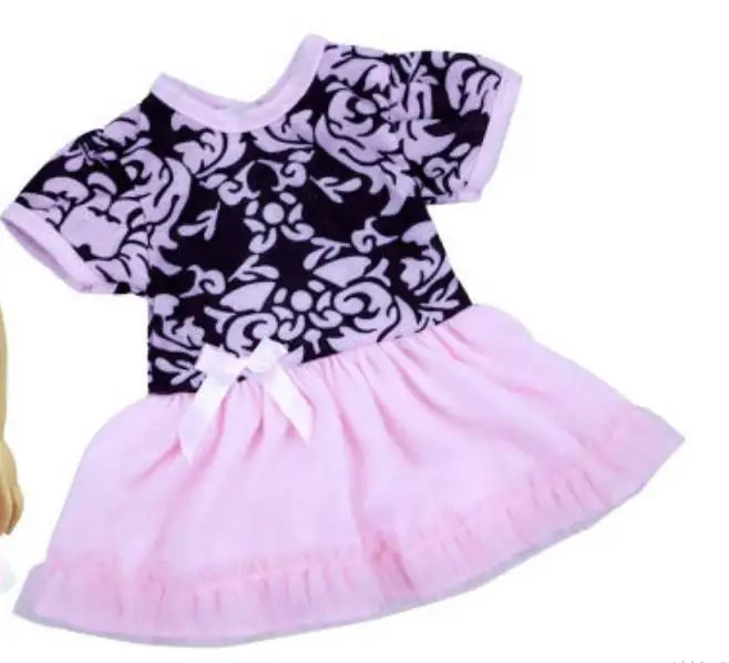 

Cute Doll Clothes Baby Dolls Clothes For 18 inch Girls Skirt BJD American Dress Accessories DIY Toys For Children Birthday Gift