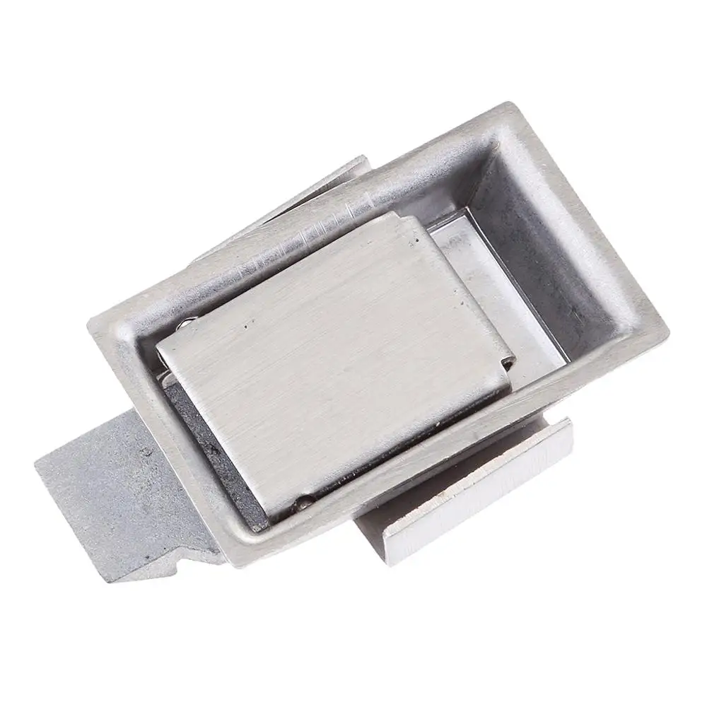 Flush Mount Single Point Handle - Stainless Steel Locking Interior Door Paddle Latch Safety Release Lock for Boat RV Toolboxes |