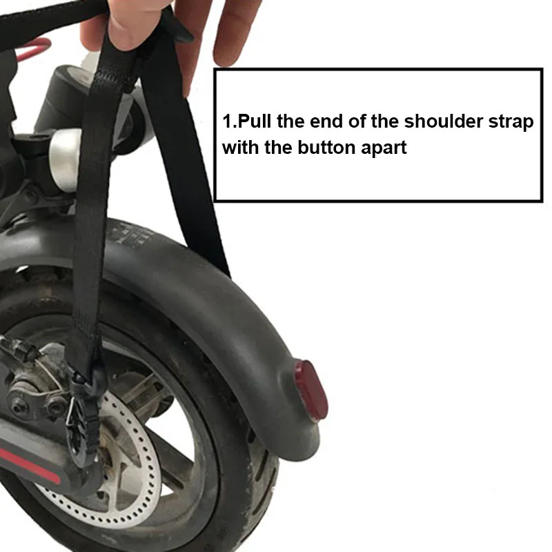 

Bike Shoulder Straps Foldable Electrombile Scooter Hand Carrying Handle Belt THJ99