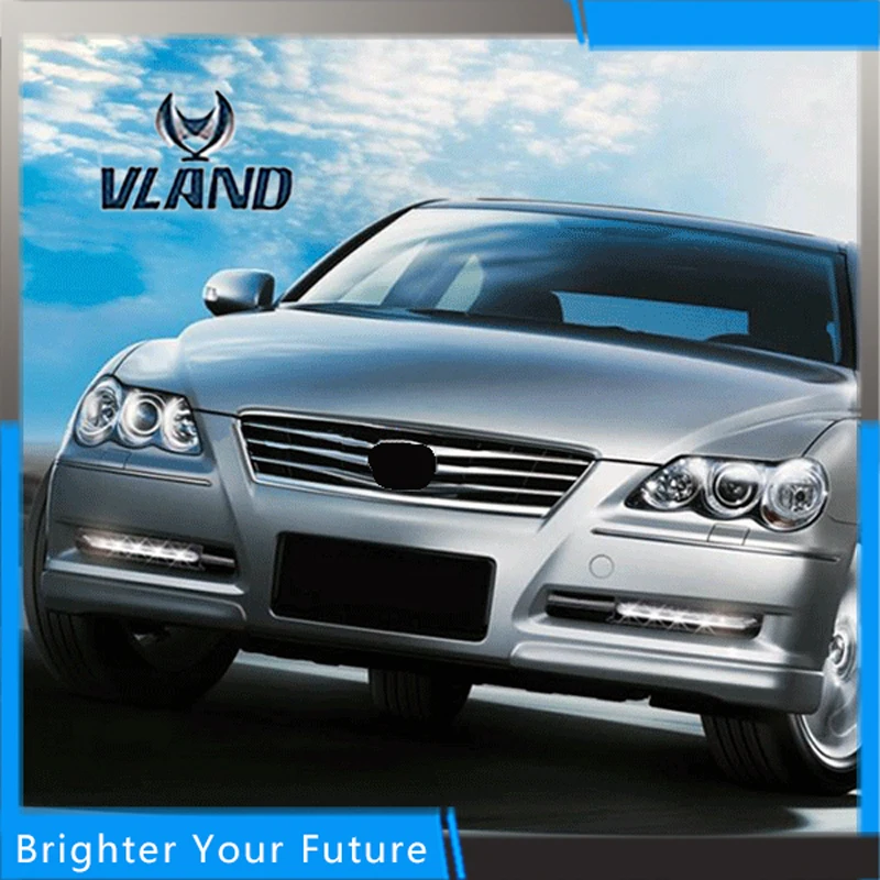Дневной свет для Toyota Reiz Mark 2004 2009 белые дневные ходовые огни DRL передние