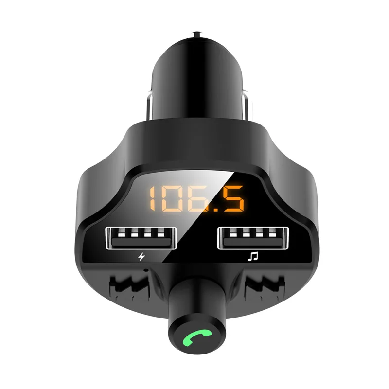 JaJaBor Bluetooth 5 0 автомобильный комплект Handsfree FM передатчик модулятор Hands Free музыка