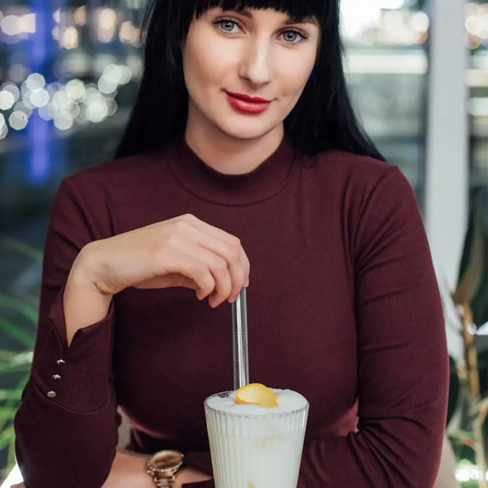 50 шт. набор для чистки соломы 20 металлические соломинки E co 304 многоразовые