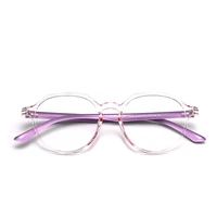 new tr90 myopia spectacle frame mens retro comfortable polygonal eyeglasses ladies simple and delicate light eyewear 12378