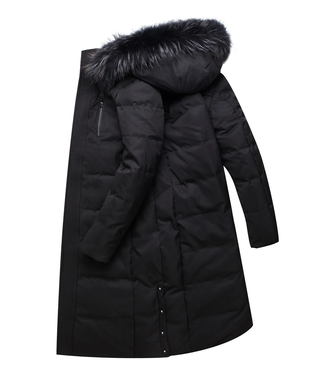 Down Jacket Men Korean Plus Size 6XL Winter Coat Long White Duck Hooded Puffer Warm Casaco 98 YY1312 | Мужская одежда