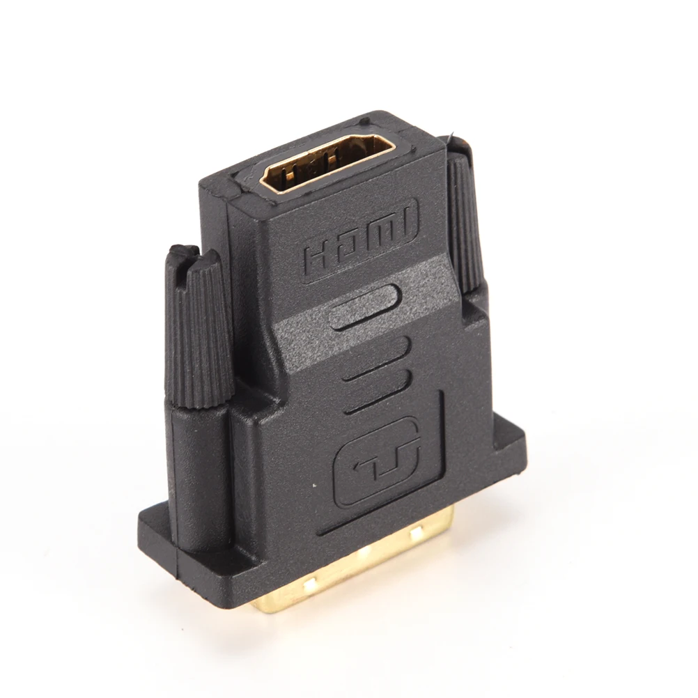 Горячая Распродажа DVI D 24 + 1 Dual Link мужчина к совместимому с HDMI Женский адаптер