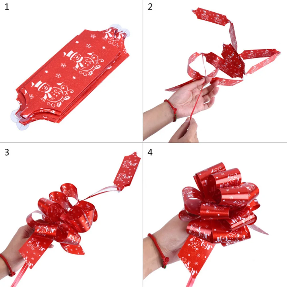 

12PCS Gift Ribbon Wedding Party Christmas Ribbon Bowknot For Home Xmas Gift DIY Ribbon Bowknot