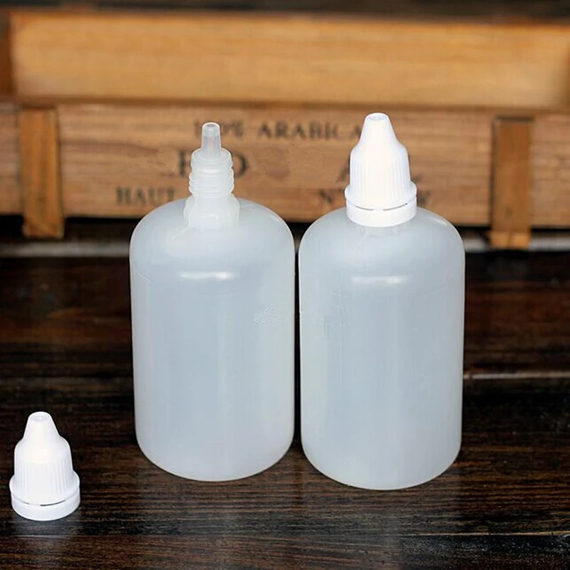 5 шт. 50 мл пустой пластик Сжимаемый капельница для вейпа бутылочка сока Eliquid