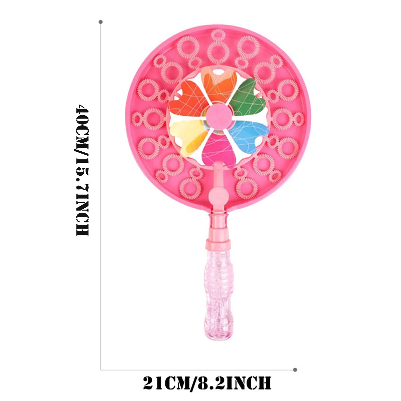 

New 2021 High Quality Safety Windmill Bubble Blower Stick Nice For Outdoor Fun & Birthday Party Games 100ml Toys Accessories