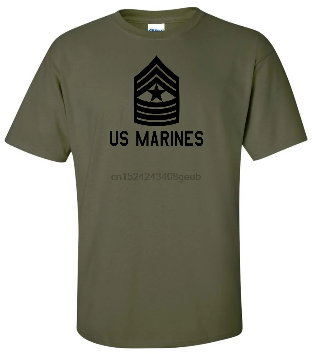 US MARINES E9 Sergeant Major SGTMAJ ранг футболка выбор цвета и размера # mat009 2|Мужские футболки| |