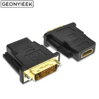 hdmi female to dvi d 241 pin male adapter converter hdmi2dvi cable switch for pc for ps3 projector tv box hdtv lcd tv