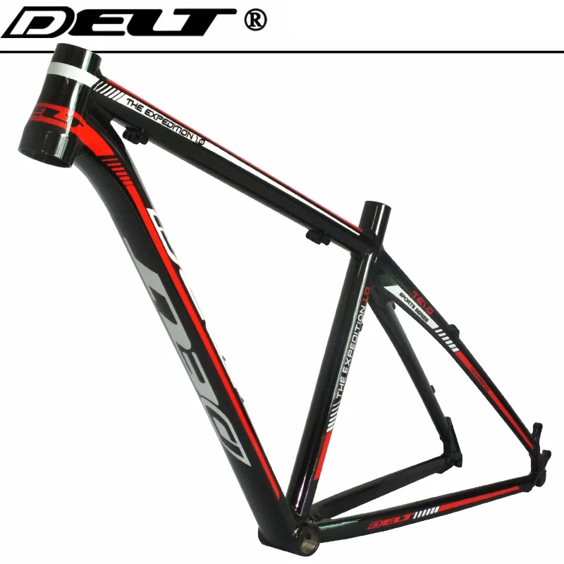 

MTB Mountain Bicycle Bike Frame 26 X 17 Inch AL6069 Black & Red Accessories