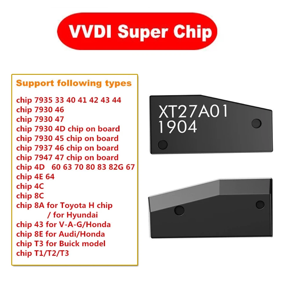 

(10 шт./лот) VVDI супер чипа для ID46/4D/4C/8C/8A/T3 чип для VVDI2 VVDI ключ инструмент и мини ключ инструмент