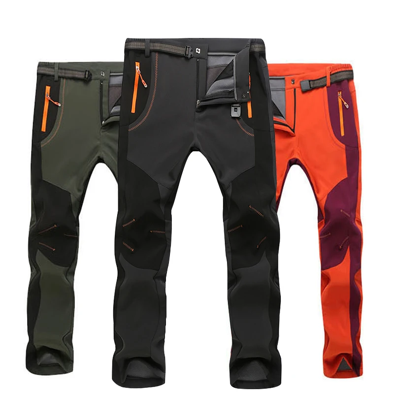 TWTOPSE зимние женские штаны для пешего туризма Softshell теплые непромокаемые