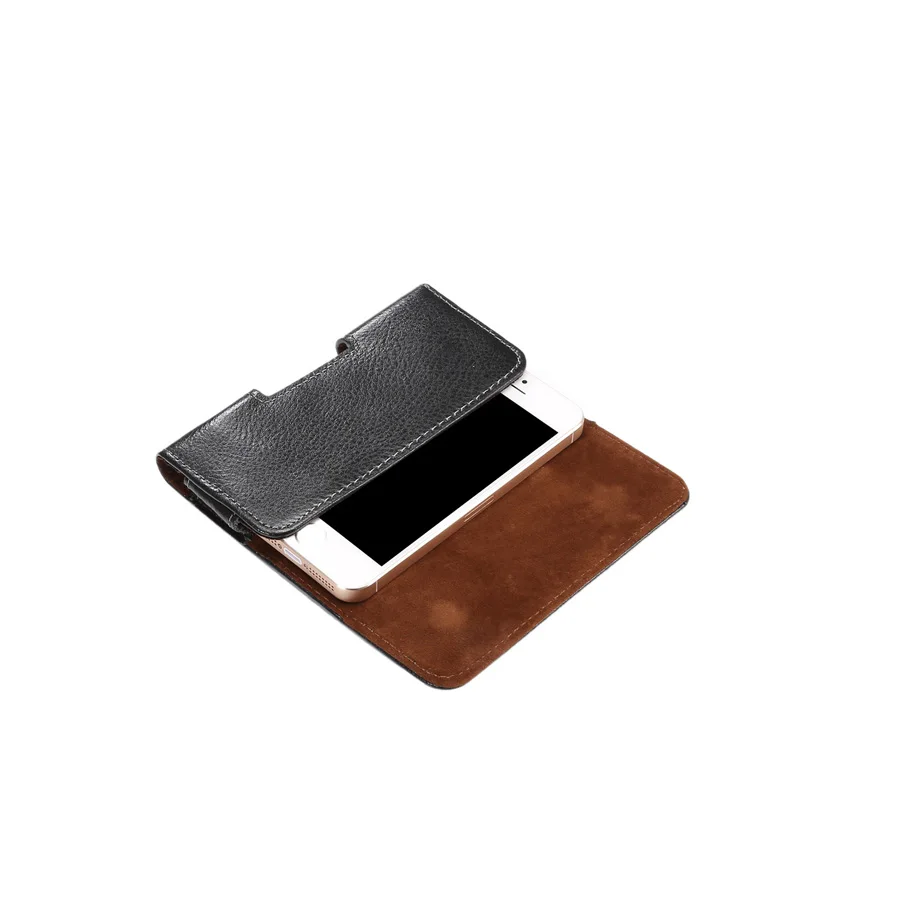 Поясная Сумка из натуральной кожи универсальный мобильный телефон 5