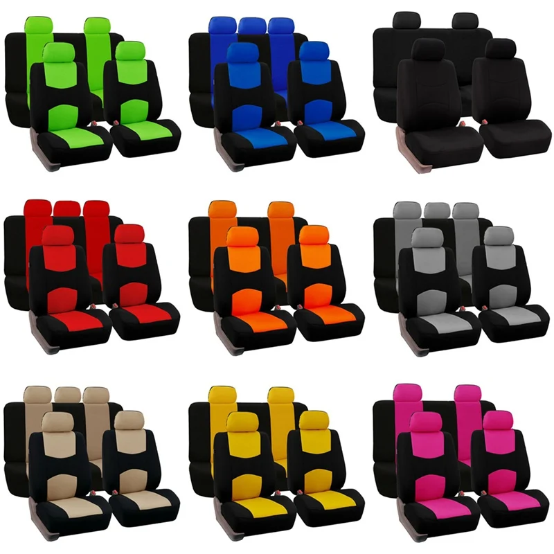 

Car Seat Covers Full Set Automobile Seat Protection Cover Vehicle Seat Covers Universal Car Accessories Car-Styling