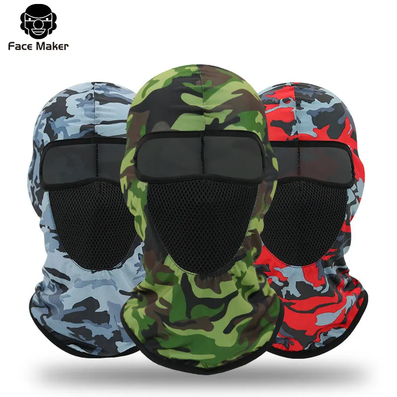 Тактическая камуфляжная маска-Балаклава на все лицо армейская маска для военных