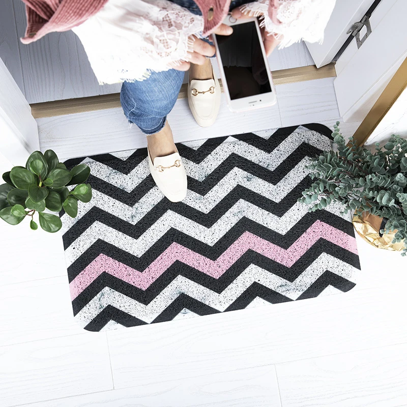 40*60 см домашний ПВХ коврик для дверей ног нескользящий крыльца напольный